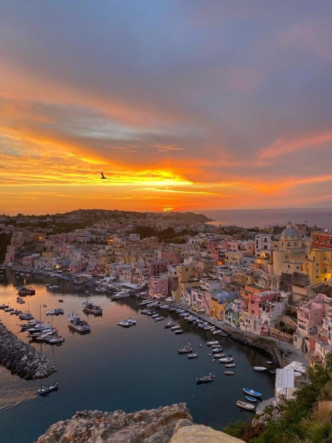 Casa Cinzia In Marina Di Corricella Villa โปรชิดา ภายนอก รูปภาพ